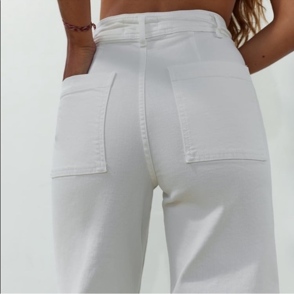 Like New Immaculate ZARA The Marine Straight jeans High-waisted pockets size: 2 - Picture 3 of 16